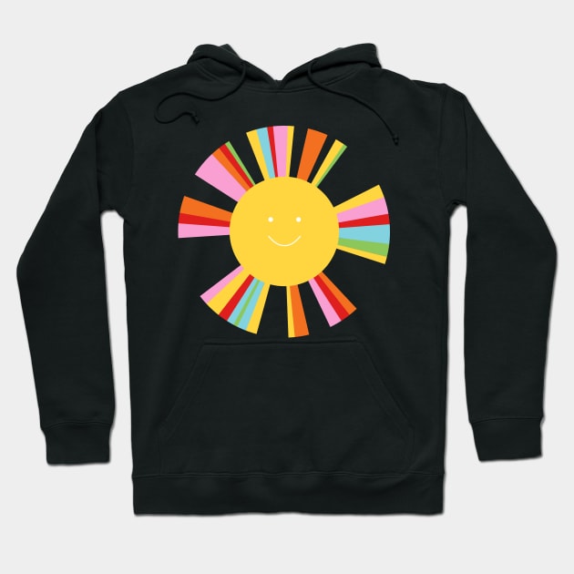 rainbow sun Hoodie by creativemonsoon